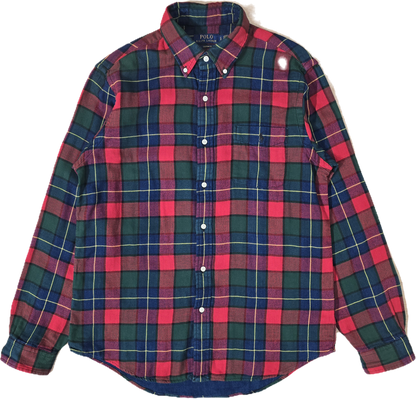 Chemise Custom fit à carreaux rouge - L