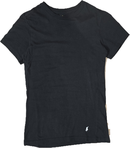 Tee-shirt silm fit en coton noir - S
