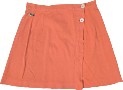 Jupe de tennis orange des années 90' Lacoste - M/38