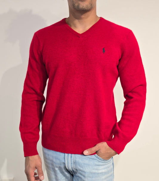Pull en laine rouge - XS/S