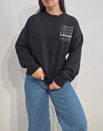 Pull col rond noir collection Live ! - M/L