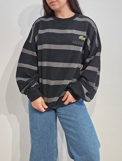 Sweat à rayures collection "La chemise Lacoste" - XL
