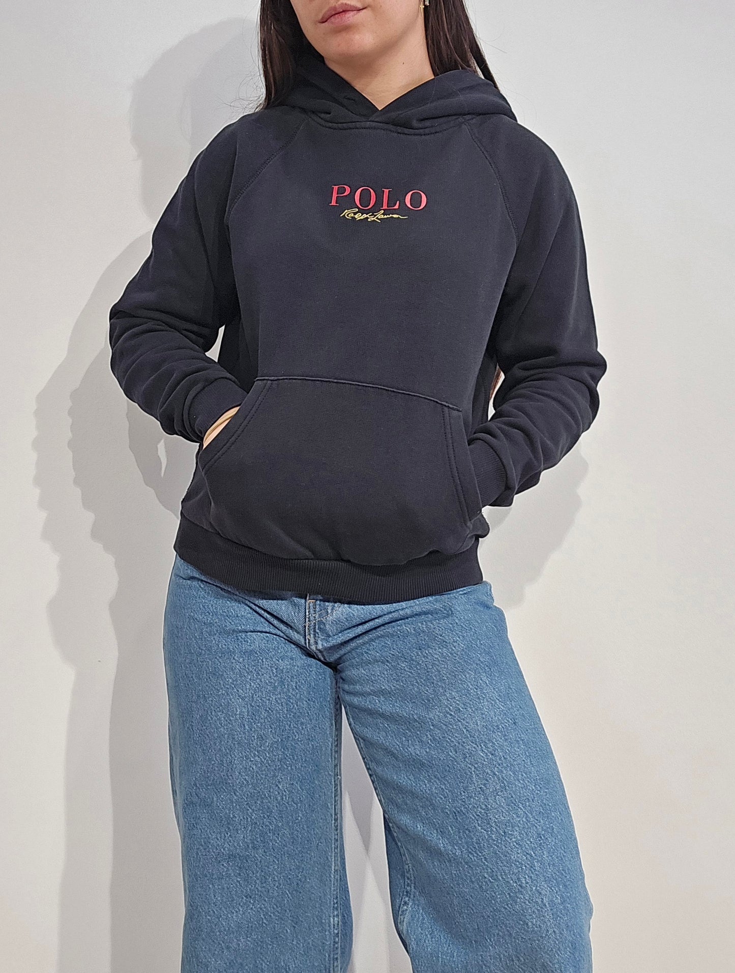 Sweat à capuche noir - XS/S