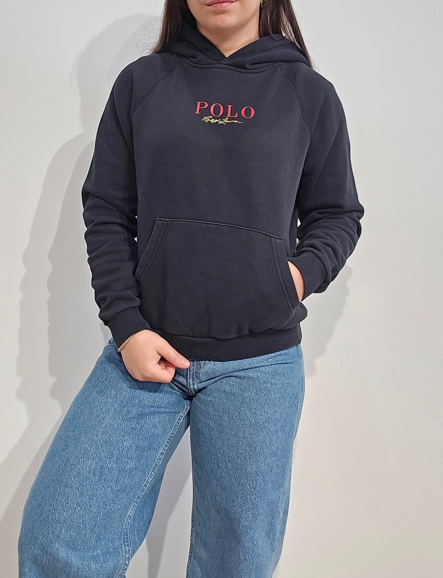 Sweat à capuche noir - XS/S