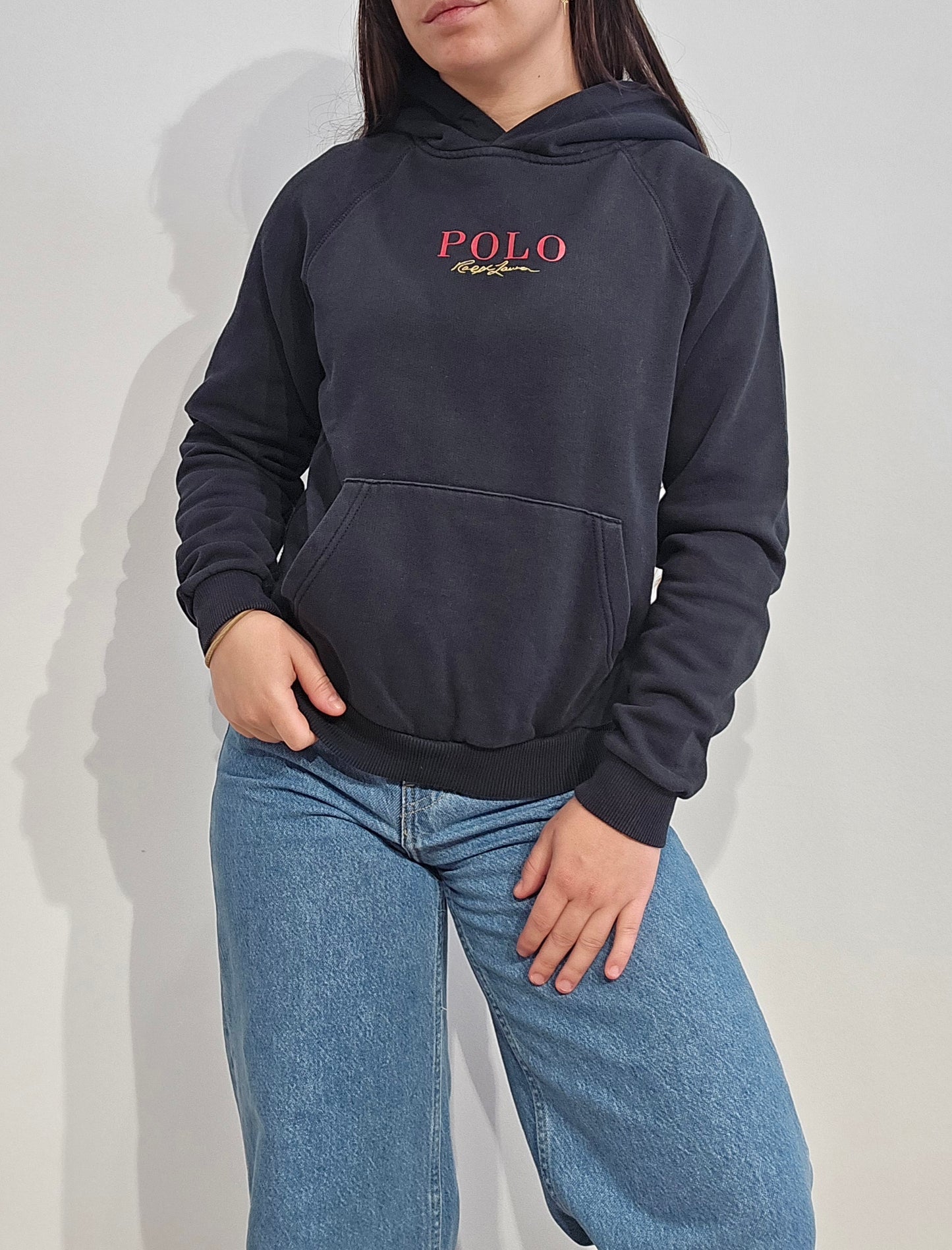 Sweat à capuche noir - XS/S