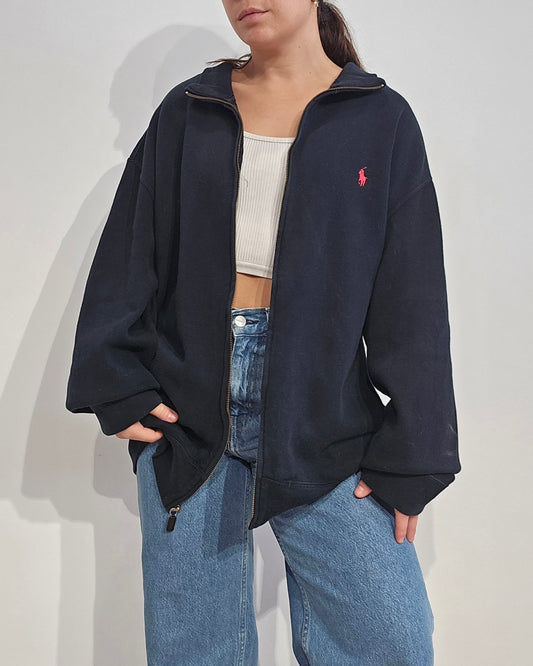 Veste en coton noir - XL