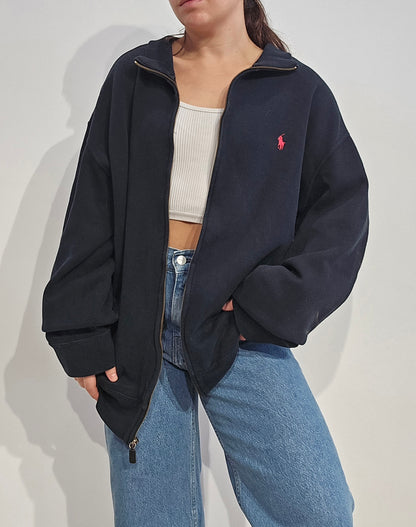 Veste en coton noir - XL