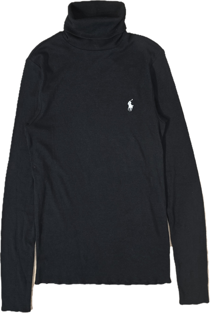 Pull col roulé noir - S/M