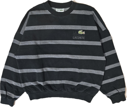 Sweat à rayures collection "La chemise Lacoste" - XL
