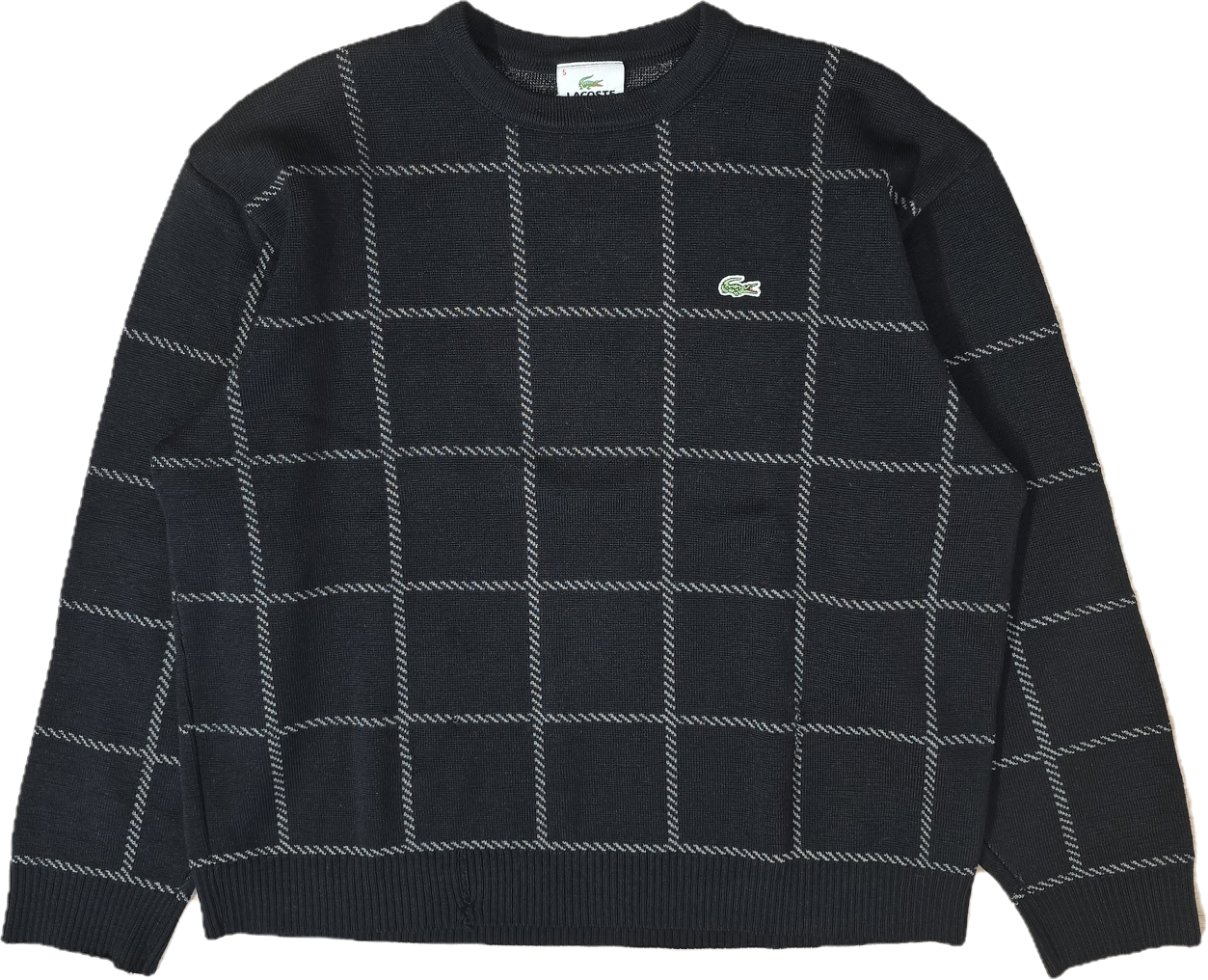 Pull noir à motifs des années 90'- M
