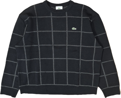 Pull noir à motifs des années 90'- M