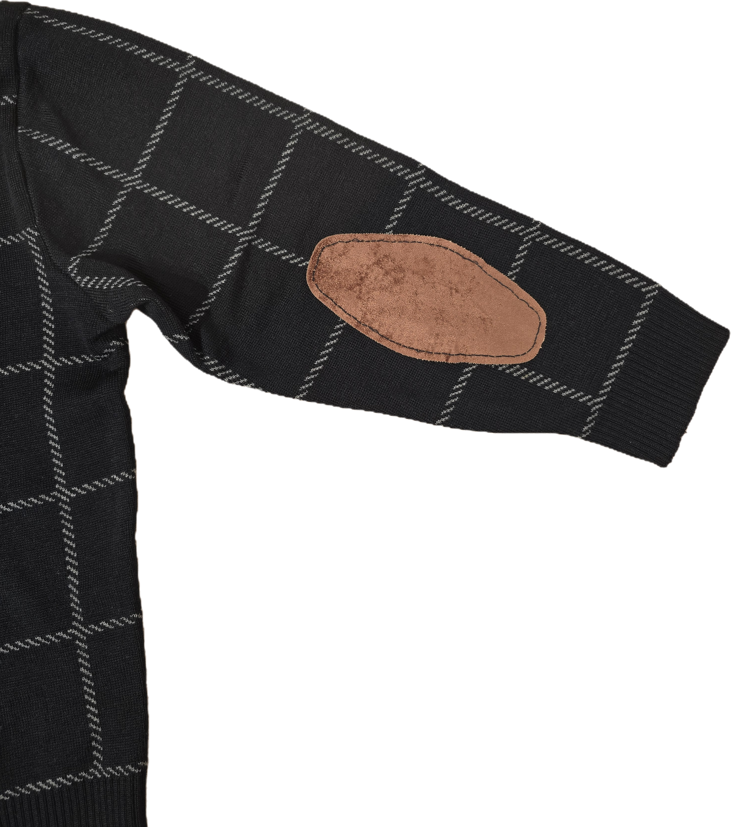 Pull noir à motifs des années 90'- M