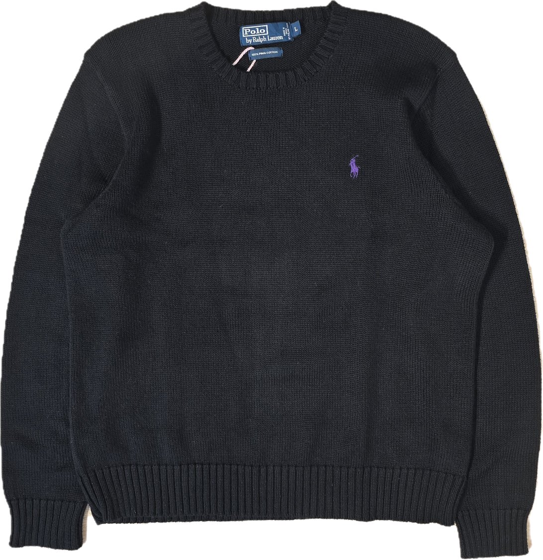 Pull en maille noir - L