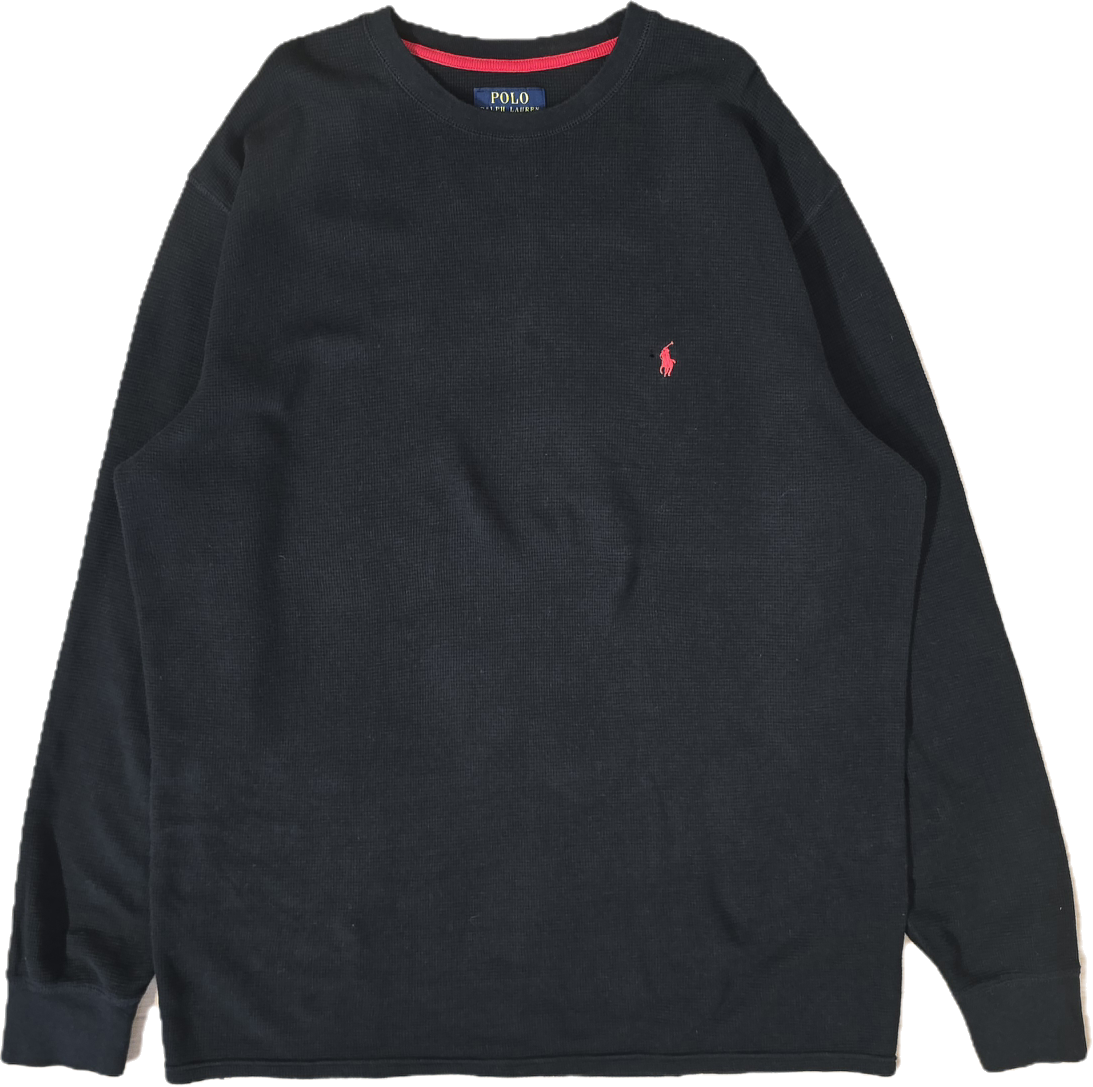 Pull léger en coton noir - XXL