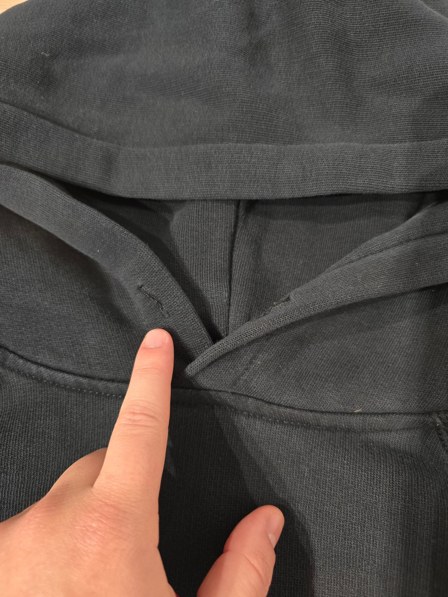 Sweat à capuche noir - XS/S