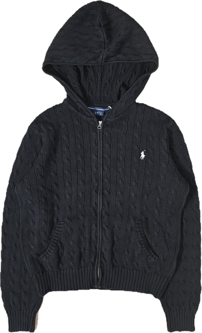 Veste en maille torsadée noir - M/38