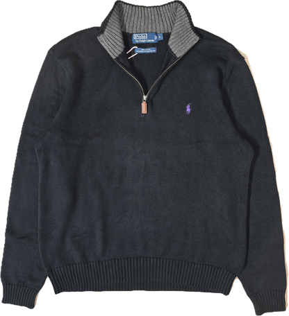 Pull camionneur en maille noir - XL