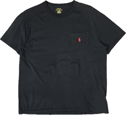 Tee-shirt classic fit en coton noir - M/L