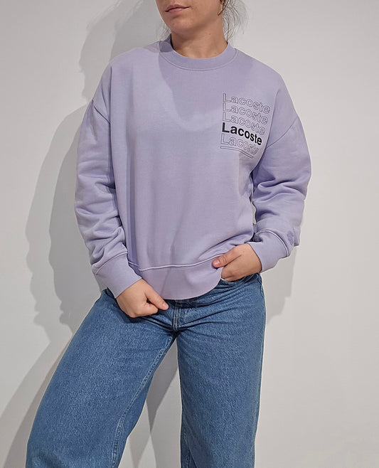 Sweat lila imprimé - M ou S