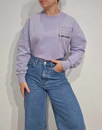 Sweat lila imprimé - M ou S