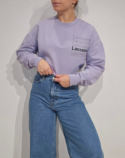 Sweat lila imprimé - M ou S