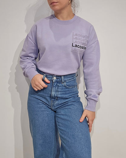 Sweat lila imprimé - M ou S