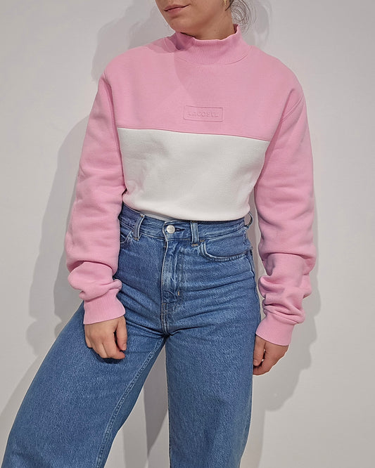 Pull blanc et rose collection Live ! - M