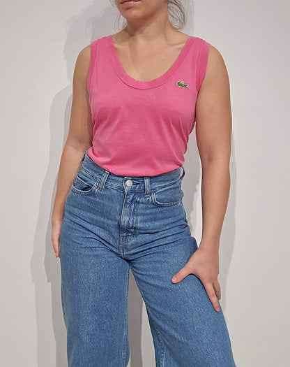 Débardeur rose des années 80' - M/L