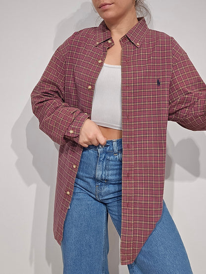 Chemise classic fit à carreaux - XL