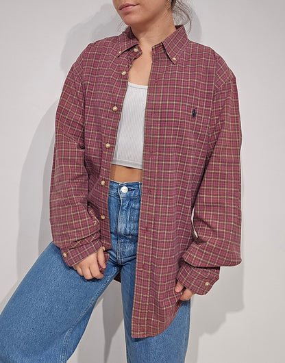 Chemise classic fit à carreaux - XL