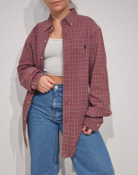 Chemise classic fit à carreaux - XL