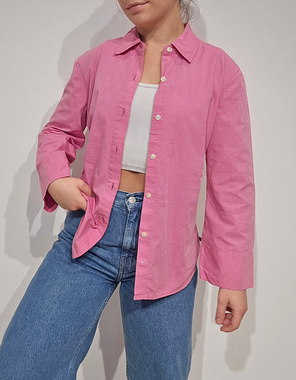Chemise rose vintage - S