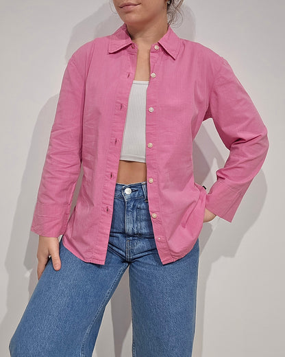 Chemise rose vintage - S
