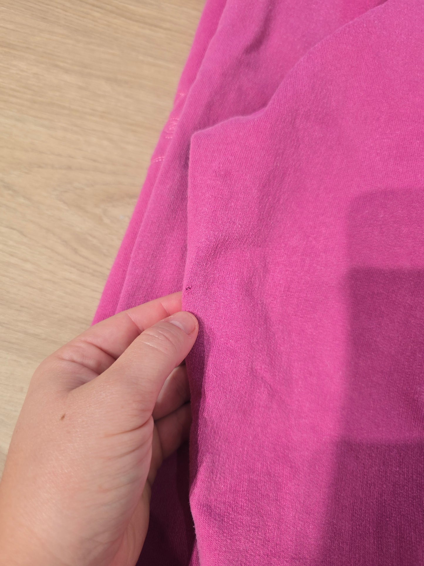 Pull col roulé rose brodé des années 80' collection ski - XS/S