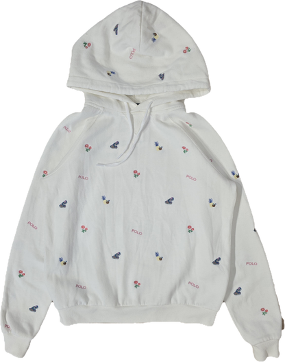 Sweat à capuche à motifs brodés - S