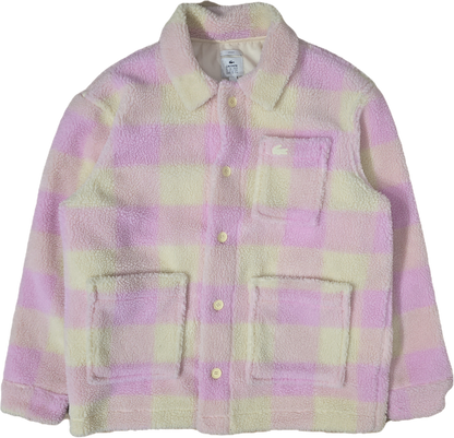 Manteau en moumoute rose collection Live - L unisexe