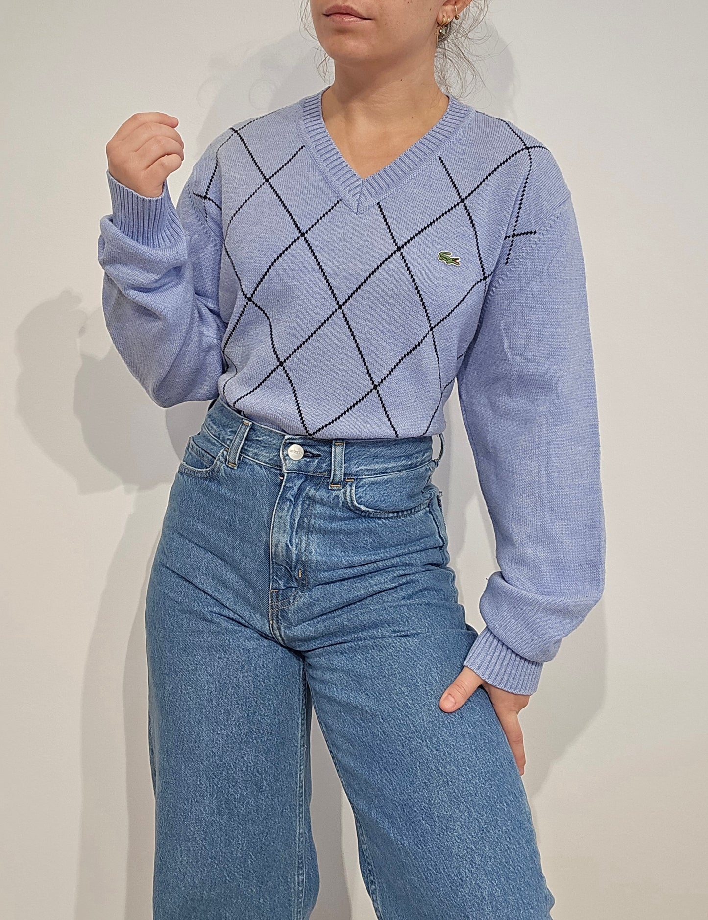 Pull bleu des années 90' - XL