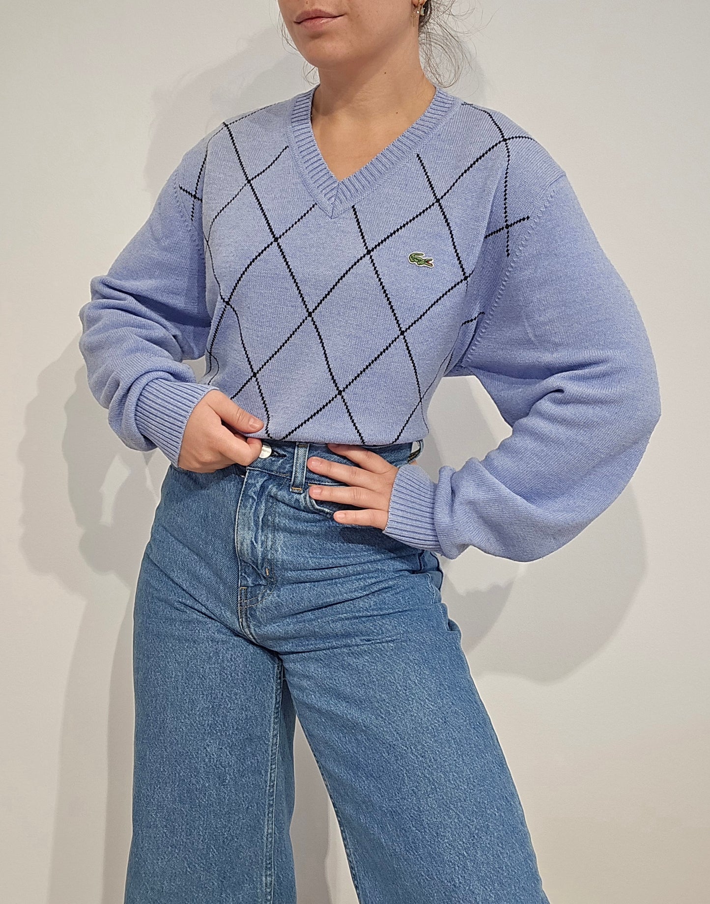 Pull bleu des années 90' - XL