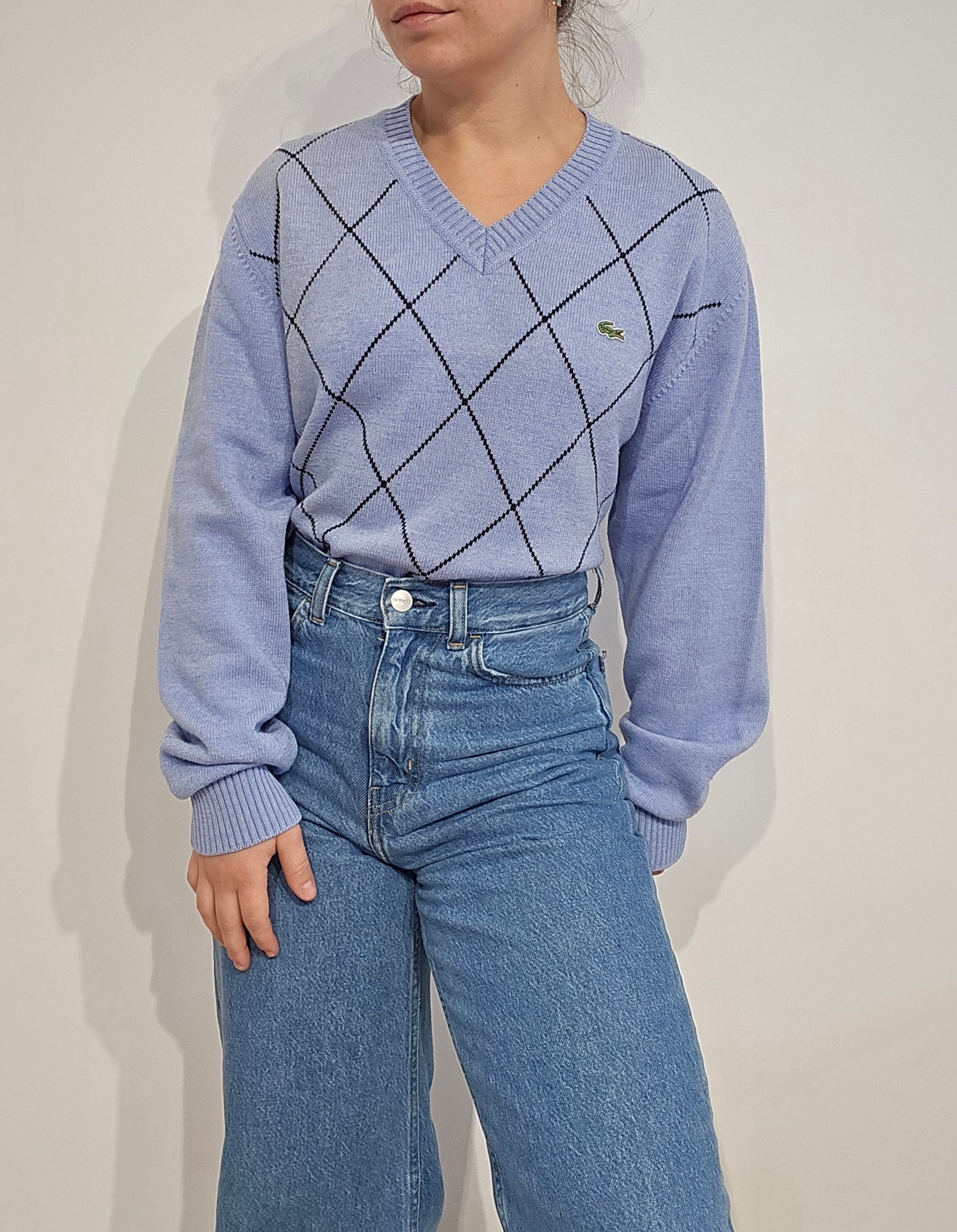 Pull bleu des années 90' - XL