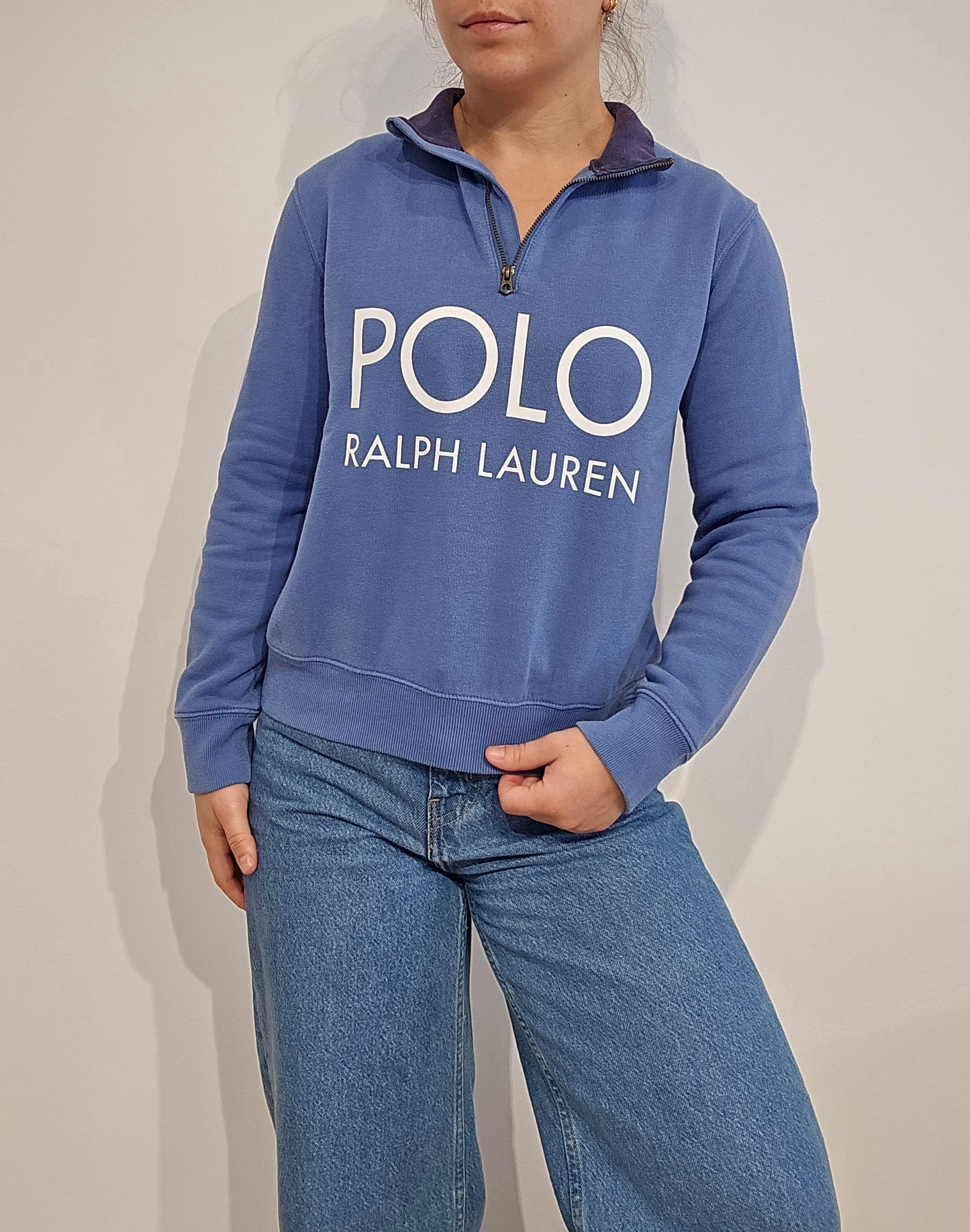 Pull camionneur bleu ciel - XS