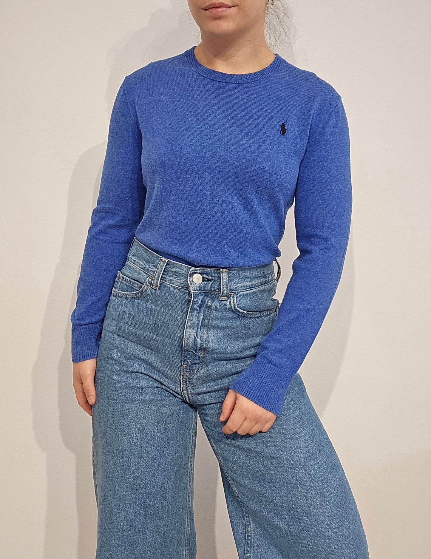 Pull simple bleu - XS