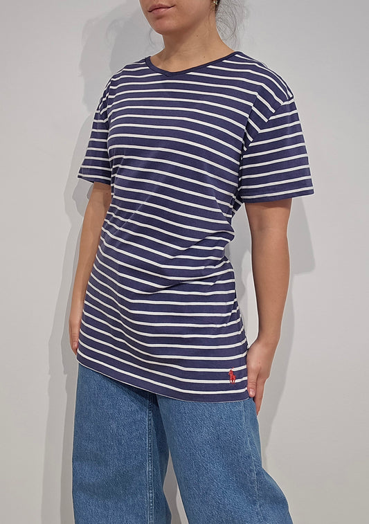 Tee-shirt marinière en coton - L