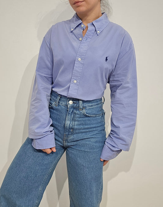 Chemise Custom fit bleu clair - L