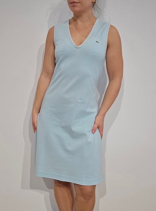 Robe débardeur turquoise Lacoste - S