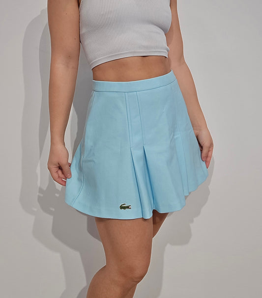 Jupe de tennis bleu des années 80' Lacoste - XS