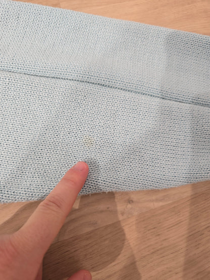 Pull col V bleu ciel des années 90' - M