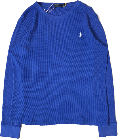 Pull léger en coton bleu - L