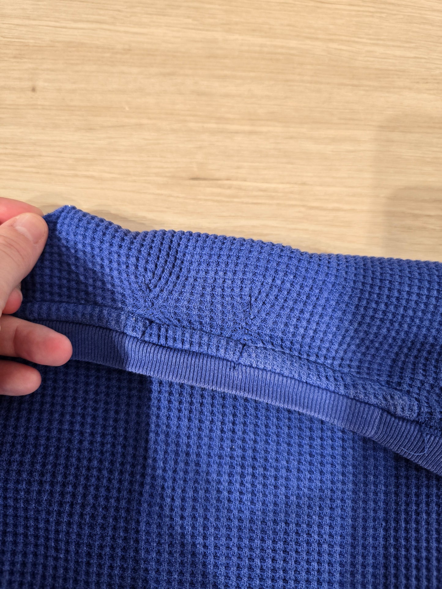 Pull léger en coton bleu - L