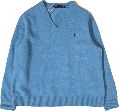 Pull en laine bleu - XS