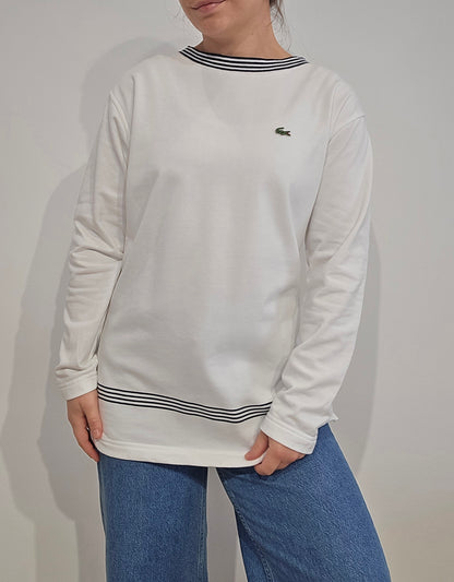 Pull col bateau blanc - M